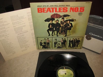 THE BEATLES - Rare Vinyl Lp - Japan - No.5  GREAT HITS John Paul George Ringo - Image 1 of 4