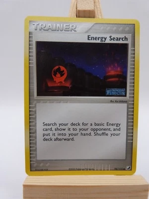 Pokemon Reverse Foil Card : Energy Search  94/115 (Ex Unseen Forces) - Image 1 of 4