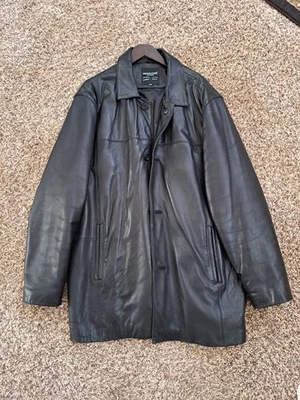 Chaqueta de piel de becerro hombre XLT Foto 1 de 2