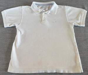 JACADI CLASSICS BOY Embroidered J Logo Slim Fit Pique Polo Shirt 8A 8 Yrs White - Picture 1 of 4