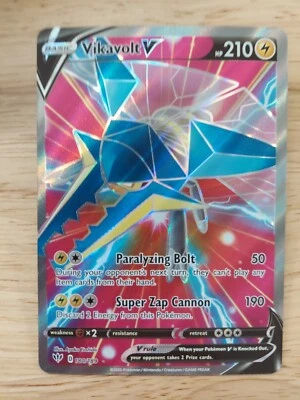 Vikavolt V 180/189 Darkness Ablaze NM Full Art Ultra Rare Pokemon Card - Image 1 of 2