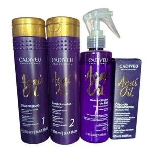 Kit de enfermería para recuperar el cabello completo con aceite de acaí profesional de Cadiveu - Imagen 1 de 3