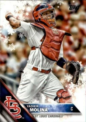 Yadier Molina 2016 Topps Holiday Card #HMW183 - Image 1 of 2