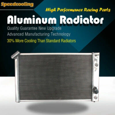 Radiador de aluminio 3 filas 52 mm para Chevrolet Corvette V8 AT/MT 1969-1972 1215 Foto 1 de 4