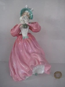 COALPORT THE FOUR FLOWERS COLLECTION ROSE C&W LTD ED 12500 FIGURINA BONE CHINA - Foto 1 di 21