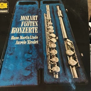 Mozart - Floten Konzerte LP Hans Martin Linde Aurele Nicolet 2535 178 Stereo - Picture 1 of 4