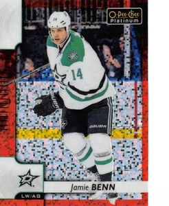 2017-18 O-Pee-Chee Platinum Orange Checkers #37 Jamie Benn /25 - Picture 1 of 2