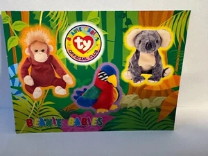 1999 Stickers Series 3 TY Beanie Baby Trading Card Schweetheart Jabber Eucalyptu - Picture 1 of 2