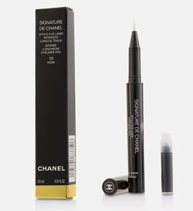 CHANEL SIGNATURE DE CHANEL Stylo INTENSE Longwear EYELINER PEN 10 NOIR Black NIB - Picture 1 of 6
