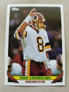 Chip Lohmiller   Kicker Washington   Redskins   Topps   1993