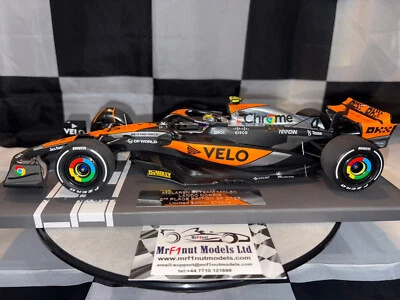 1:18 Minichamps 537 232904 Lando Norris McLaren F1 MCL60 2nd British GP 2023 - Image 1 of 4