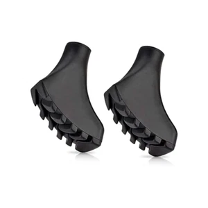 Trekking Hiking Stick Tips - 4 Pcs Rubber Shoe Feet Caps Ferrules for Leki Poles - Picture 1 of 5