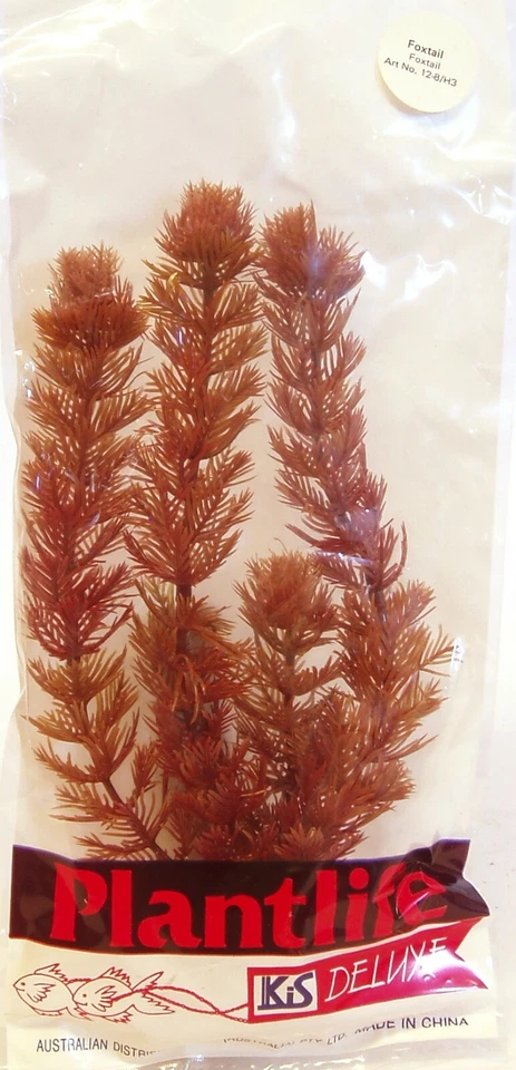 KIS Aquarium Fish Tank Artificial Plastic Plants - Foxtail 8" - image 1 of 1