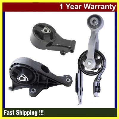 Juego de 3 piezas de montaje de motor y transmisión automática para Chevrolet Impala Limited 14-16 3,6 L Foto 1 de 4