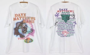 Dave Matthews Band Vintage 1996 Music Tour White T Shirt AHN01321 - Picture 1 of 4