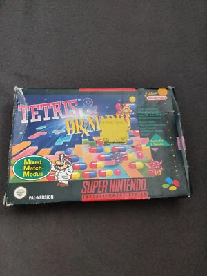 Tetris & Dr. Mario (Super Nintendo) - SNES Spiel - Game - Bild 1 von 4