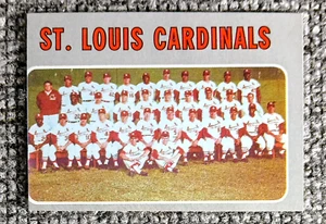 1970 Topps #549 St. Louis Cardinals Baseball Team Karte - Bild 1 von 5