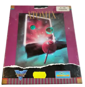 Atomix Commodore 64 C64 Nuovo Originale Scatola Cassetta Manuale Thalion 1990 - Bild 1 von 11