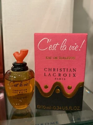 C’est La Vie by Christian Lacroix Perfume .34 oz Eau de Toilette MINI Splash NIB - Image 1 of 2