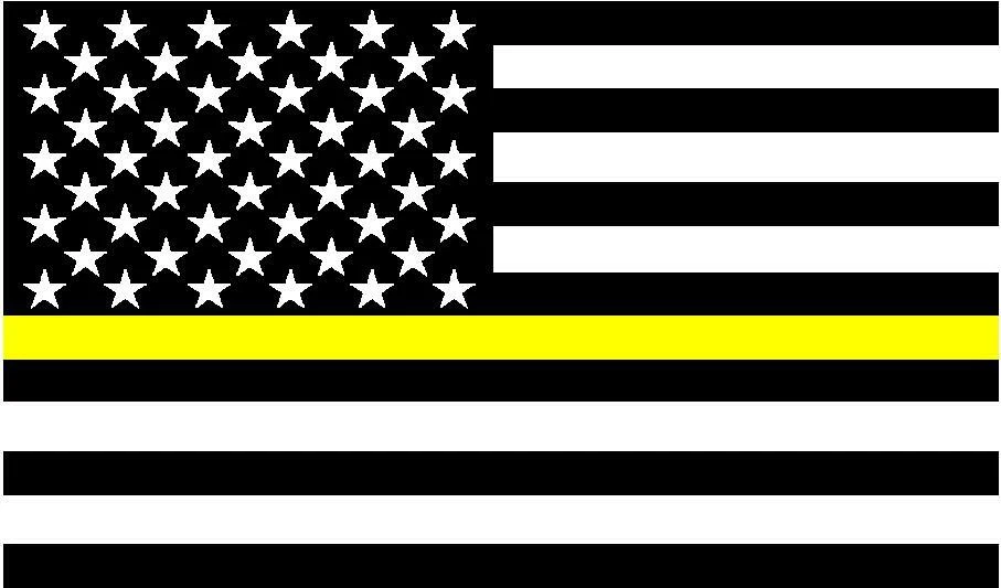 FIRST RESPONDER DISPATCH AMERICAN FLAG WINDOW STICKER DECAL THE VOICE THAT SAVES - Image 1 of 1