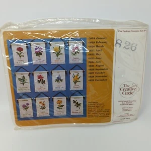 The Creative Circle 6x8 Crewel Stickpackung: September Aster 826 - Bild 1 von 7