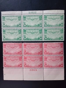 1937 Sc# C21-22 TransPacific PBs 6 MNH CV 230 (BNA2024) - Picture 1 of 6