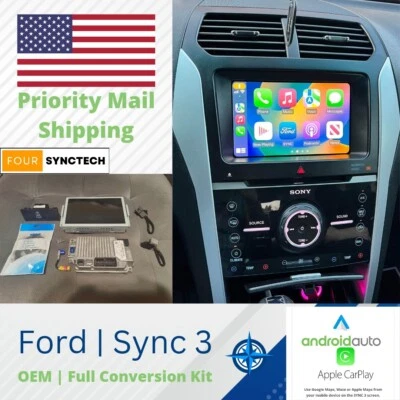 ✅ Kit de actualización automática Ford Explorer Sync 2011-2016 OEM 2 a 3 CarPlay Android Foto 1 de 4