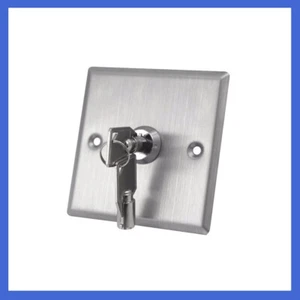 12V Stainless Steel Blank Panel Emergency Exit Key Switch/ Door Key Switch - Picture 1 of 6
