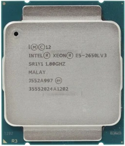 Intel Xeon E5-2650L V3 1.80GHz 12-Core 30MB LGA2011-3 Server Processor SR1Y1 - Picture 1 of 1