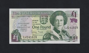 Jersey 1 Pound 1995 P-25 UNC Commemorative UK Great Britain ENGLAND - Picture 1 of 2