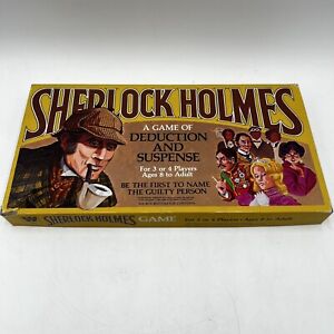 Sherlock Holmes Board game A Game of Deduction and Suspense 1980 Complete