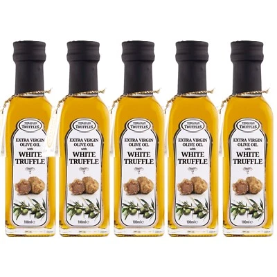 White truffle oil Extra Virgin Olive Oil Premium Gourmet Truffle oil 5 x 100ml - Image 1 of 4