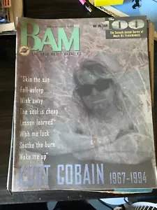 Kurt Cobain *BAM *Bay Area Magazine *Issue #431 *April 22 1994 *RIP edition - Picture 1 of 5