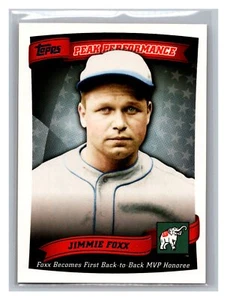 2010 Topps Peak Performance Jimmie Foxx #PP-21 - Picture 1 of 2