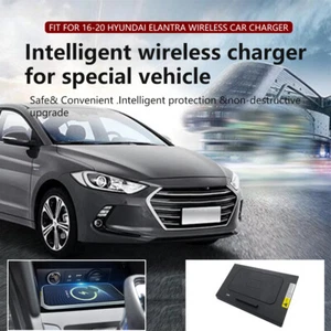 Almohadilla de carga rápida inalámbrica para teléfono con consola central para Hyundai Elantra 2016-20 - Imagen 1 de 20