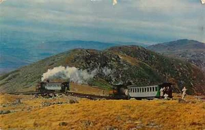 Postcard Mt. Washington Cog Railway New Hampshire Presidential Range - Picture 1 of 2