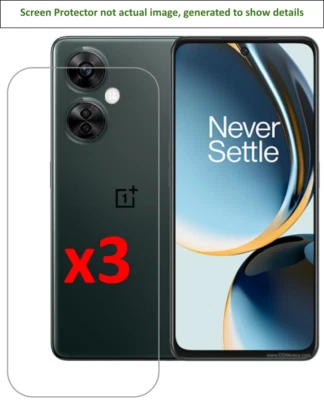 3x OnePlus Nord N30/N30 SE Screen Protector w/ cloth - Image 1 of 2