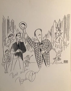 Brian d’Arcy James Signed Al Hirschfeld Print -SWEET SMELL OF SUCCESS - Broadway - Picture 1 of 1