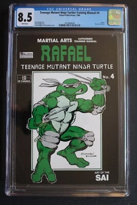 TMNT TRAINING MANUAL #4 RAFAEL Art of the SAI 1986 Brody Scarce Solson CGC 8.5 - Image 1 of 2