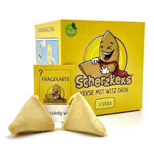 Scherzkeks® - eine Packung Heiterkeit | 5er Box Scherzkekse | Witz-Keks Vegan - Bild 1 von 4
