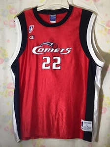 CHAMPION HOUSTON COMETS SHERYL SWOOPES 22 JERSEY SZ LARGE AS-IS SPOT THREAD PULL - Picture 1 of 14
