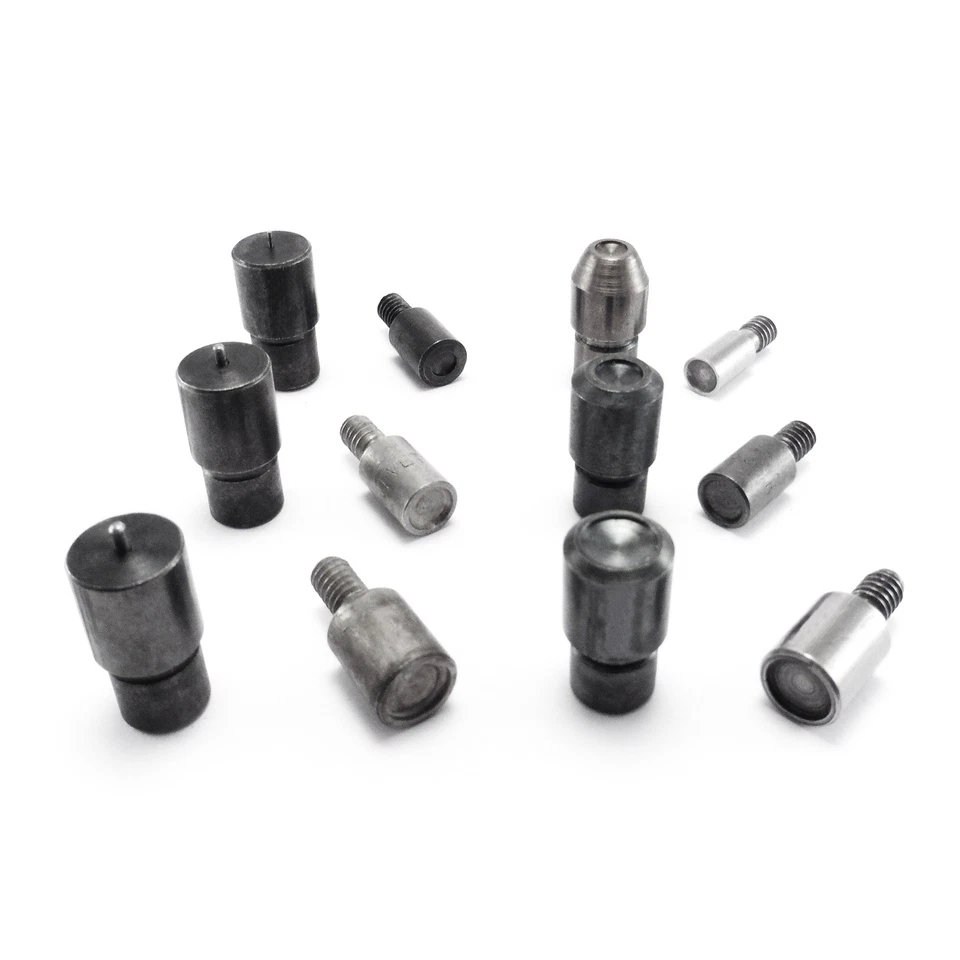 Setting fixing tool set dies for single double cap rivets for hand press machine - Image 1 of 1