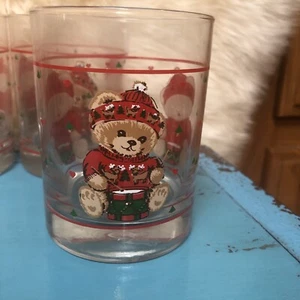 Vintage Y2K Libby Teddy Christmas Drummer Bear Tumbler - Picture 1 of 6