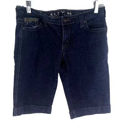 Bermudas de algodón industriales pantalones cortos de mezclilla para mujer talla 11 31X12,5 Foto 1 de 4