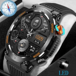 2024 Bluetooth Call Smartwatch MultiSport Waterproof with Flashlight - Picture 1 of 26
