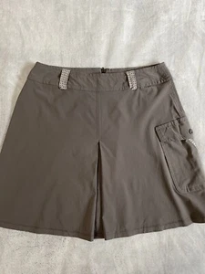 Title Nine Women's Athletic Skirt Gray Pockets Pleat Back Zipper Tennis Size 6 - Picture 1 of 9