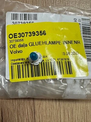 1X NEW OEM Volvo S60 S80 V70 1999-2014 AC / HEATER PANEL SWITCH Bulb 30739356 - Image 1 of 4