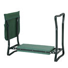 Folding Yard Garden Kneeler Bench Kneeling Soft Pad Seat With Tool Pouch Cozy