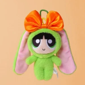 Llavero Powerpuff Girls Buttercup 5 pulgadas peluche juguetes esponjosos muñecas - Imagen 1 de 5