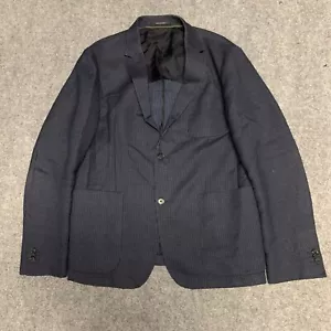 Z Zegna Deconstructed 'Shirt-Jacket' Sport Coat 42-44R (Eu 54) Cotton Wool Blend - Picture 1 of 11